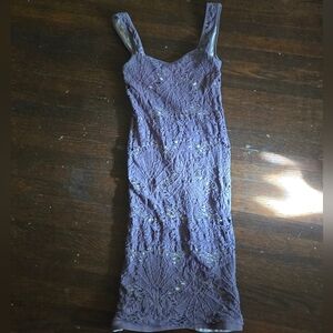 Stretchy lavender tank dress